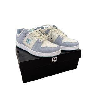 NWT DC Manteca Blue and white Womens Sneakers